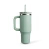 Light Green Handle Tumbler Cup with Lid